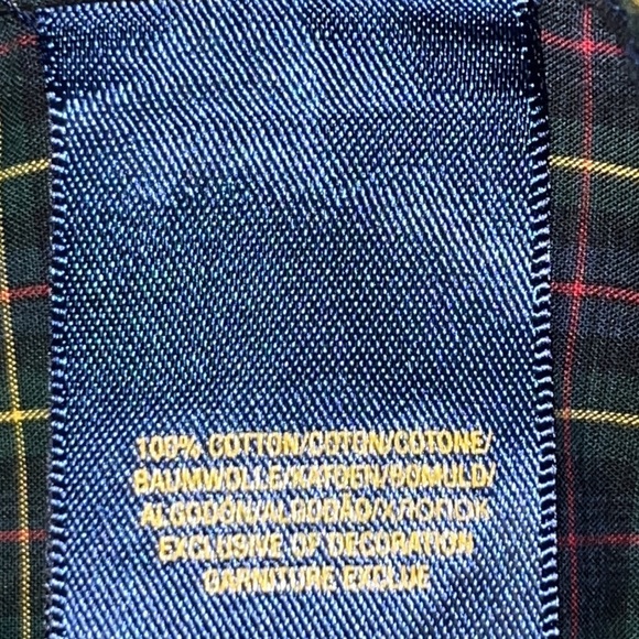 Ralph Lauren Plaid Button Down Dress Shirt Boy's XL 18-20 Windowpane - Picture 7 of 8